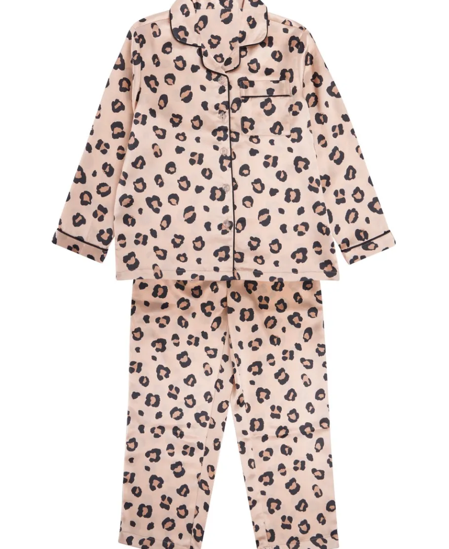 Hot Little Kids' Long Sleeve Satin PJs Kids Sleepwear|Kids 1 - 7