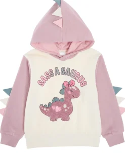 Fashion Little Kids' Novelty Dino Hoodie Kids Sweats + Fleece|Tops