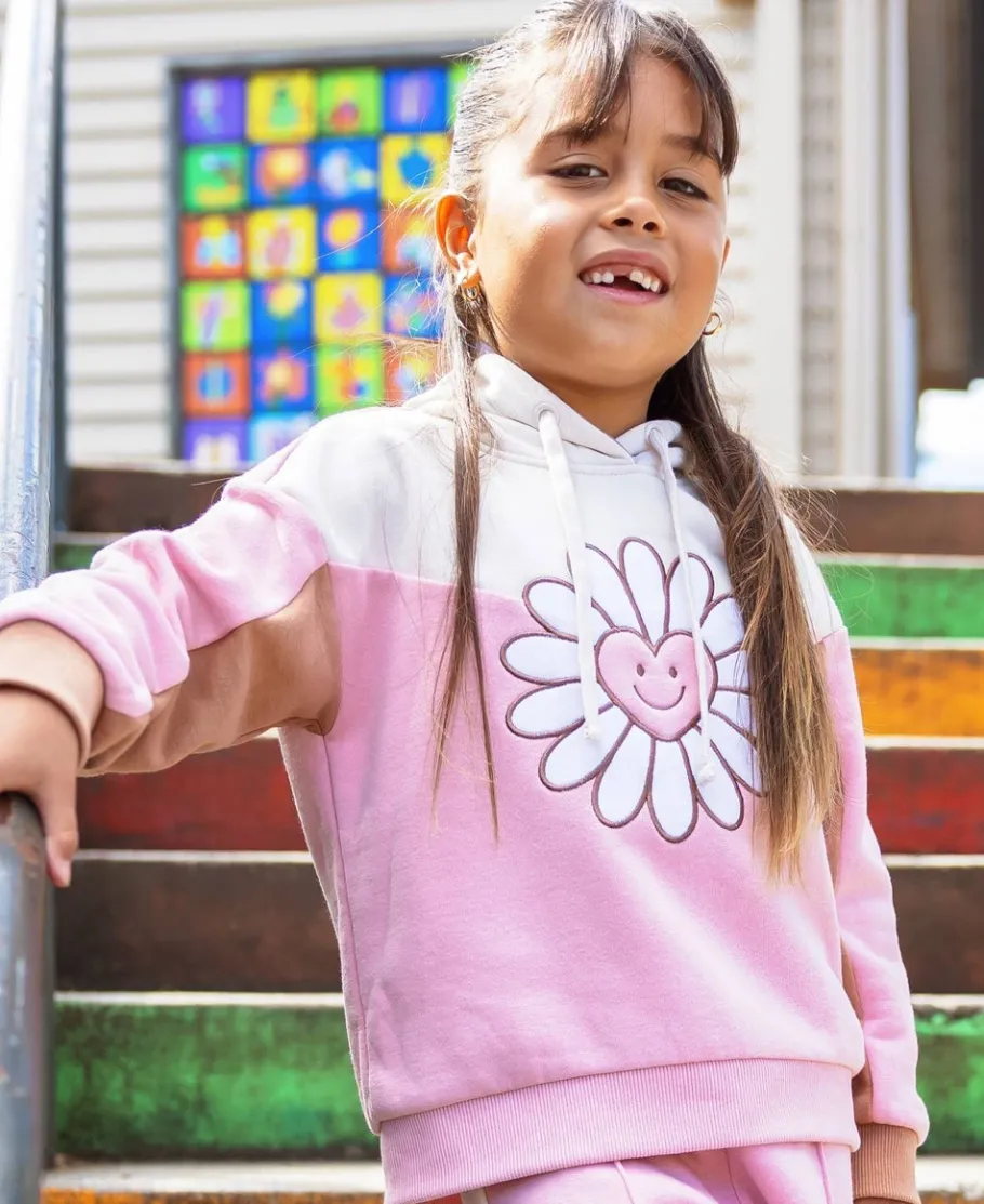 Online Little Kids' Panelled Embroidered Hoodie Kids Sweats + Fleece|Kids 1 - 7