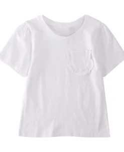 Hot Little Kids' Plain Essential Pocket Tee Kids Tops|T-Shirts