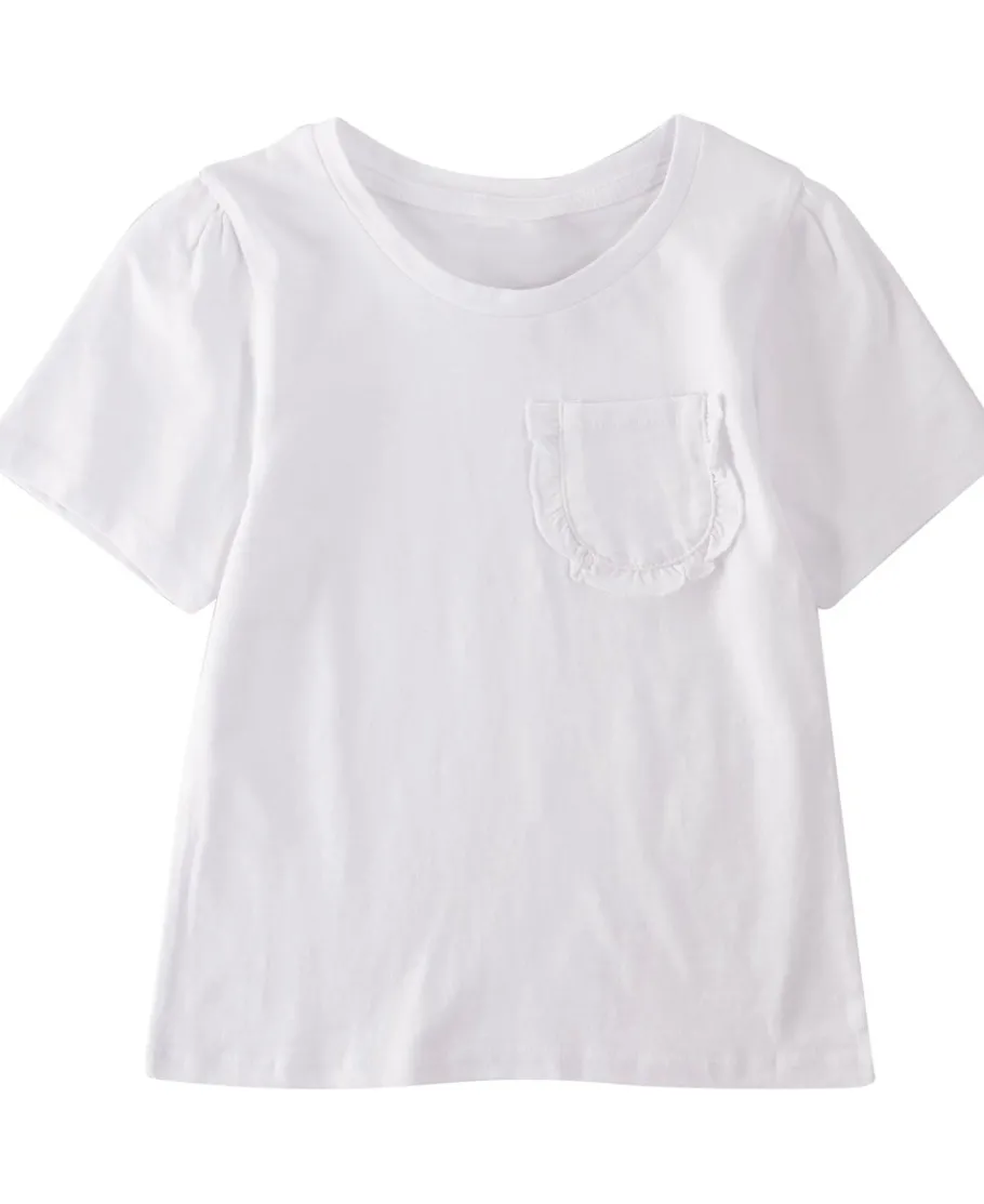 Hot Little Kids' Plain Essential Pocket Tee Kids Tops|T-Shirts