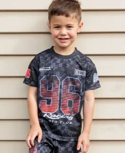 Clearance Little Kids' Print Sporty Mesh Tee Kids Tops|T-Shirts