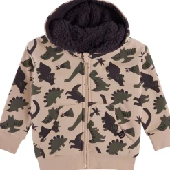Sale Little Kids' Printed Sherpa Zip Hoodie Kids Sweats + Fleece|Kids 1 - 7