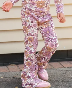 Fashion Little Kids Rib Flare Leggings Kids Bottoms|Kids 1 - 7
