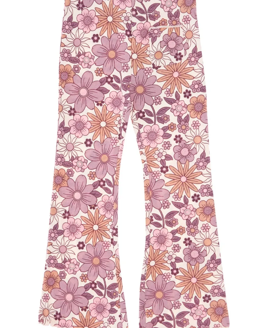 Fashion Little Kids Rib Flare Leggings Kids Bottoms|Kids 1 - 7