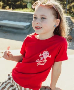 Hot Little Kids' Short Sleeve Front & Back Print Tee Kids Tops|T-Shirts
