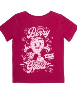 Hot Little Kids' Short Sleeve Front & Back Print Tee Kids Tops|T-Shirts
