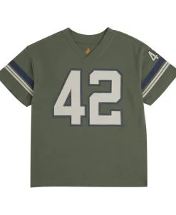 Online Little Kids' Short Sleeve Jersey Football Tee Kids T-Shirts|Essentials