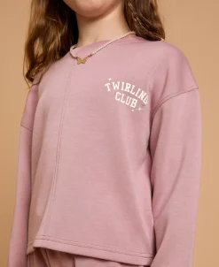 Clearance Little Kids' Sponge Print Sweatshirt Kids Sweats + Fleece|Kids 1 - 7