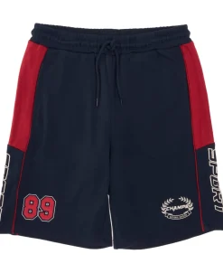 New Little Kids' Sporty Panelled Terry Short Kids Bottoms|Kids 1 - 7