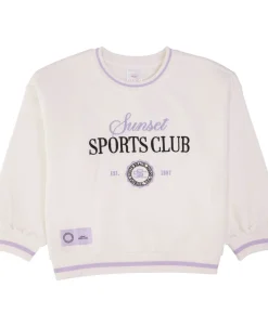 Online Little Kids' Sporty Puff Sleeve Sweatshirt Kids Sweats + Fleece|Kids 1 - 7
