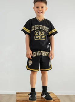 Discount Little Kids' Sporty Terry Applique Short Kids Bottoms|Kids 1 - 7