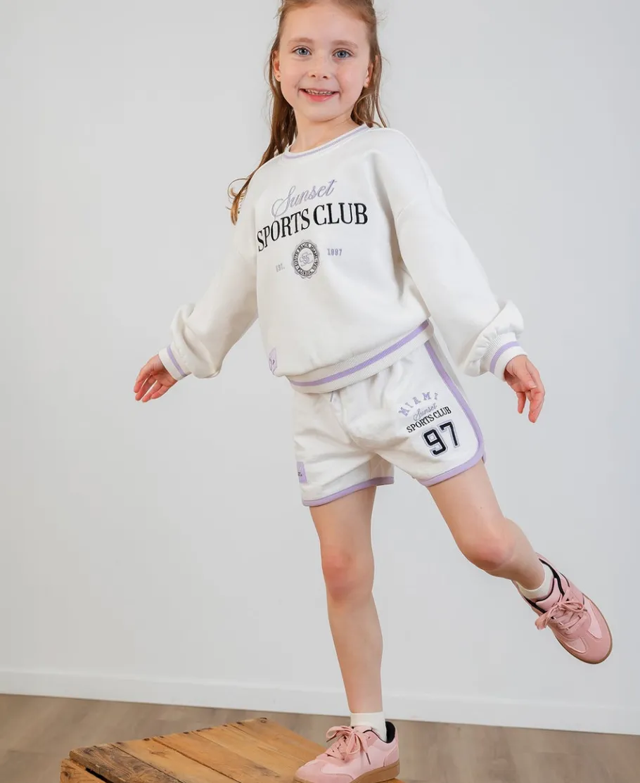Outlet Little Kids' Sporty Terry Ringer Short Kids Bottoms|Kids 1 - 7