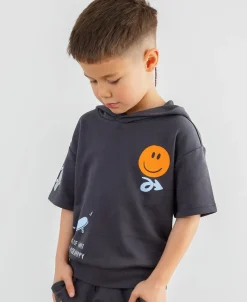 New Little Kids' Terry Print Tee & Short Set Kids Bottoms|Kids 1 - 7