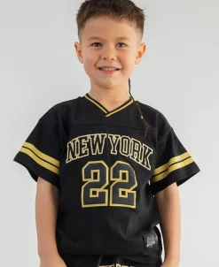 Outlet Little Kids' V Neck Sporty Jersey Print Tee Kids Tops|T-Shirts