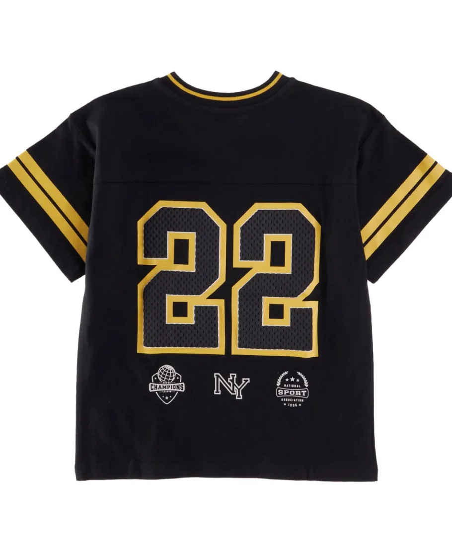 Outlet Little Kids' V Neck Sporty Jersey Print Tee Kids Tops|T-Shirts