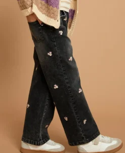 Sale Little Kids' Wide Leg Embroidered Jean Kids Kids 1 - 7
