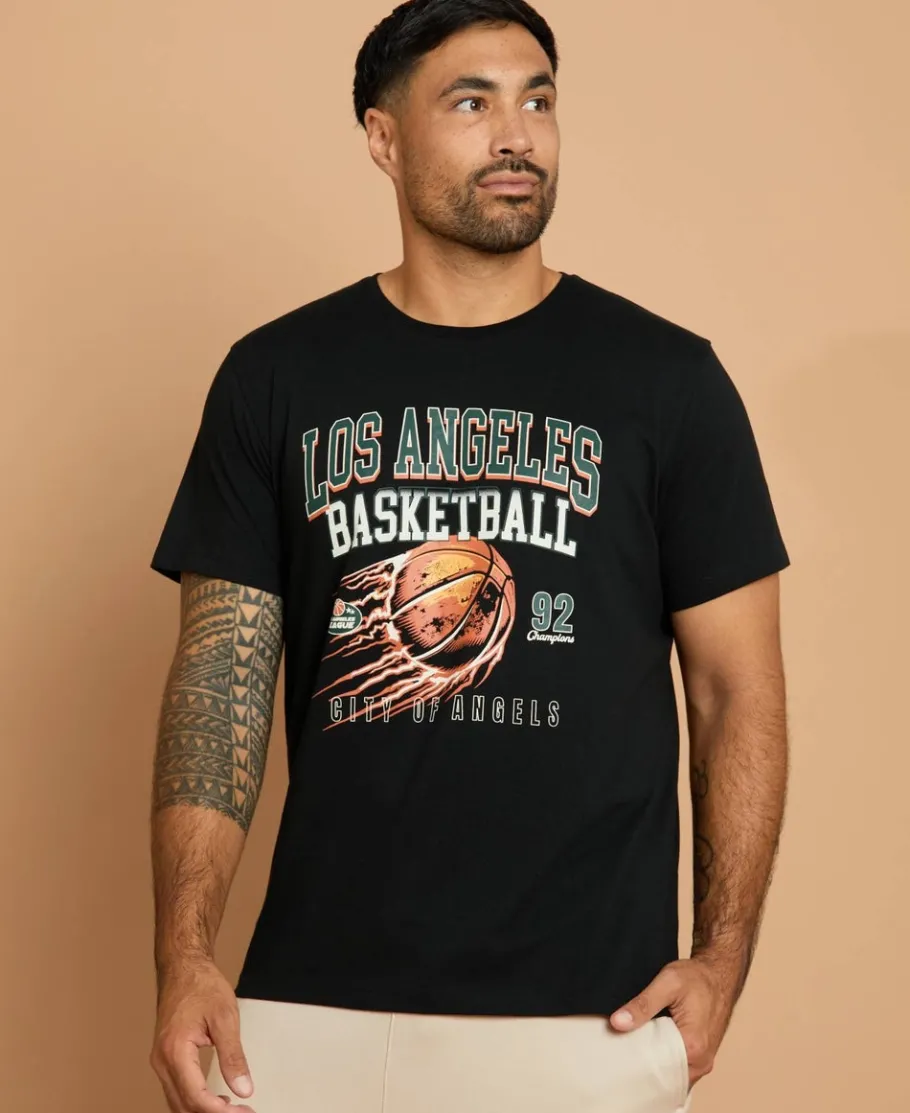Sale Men's Active Print Front Tee T-Shirts|Tops