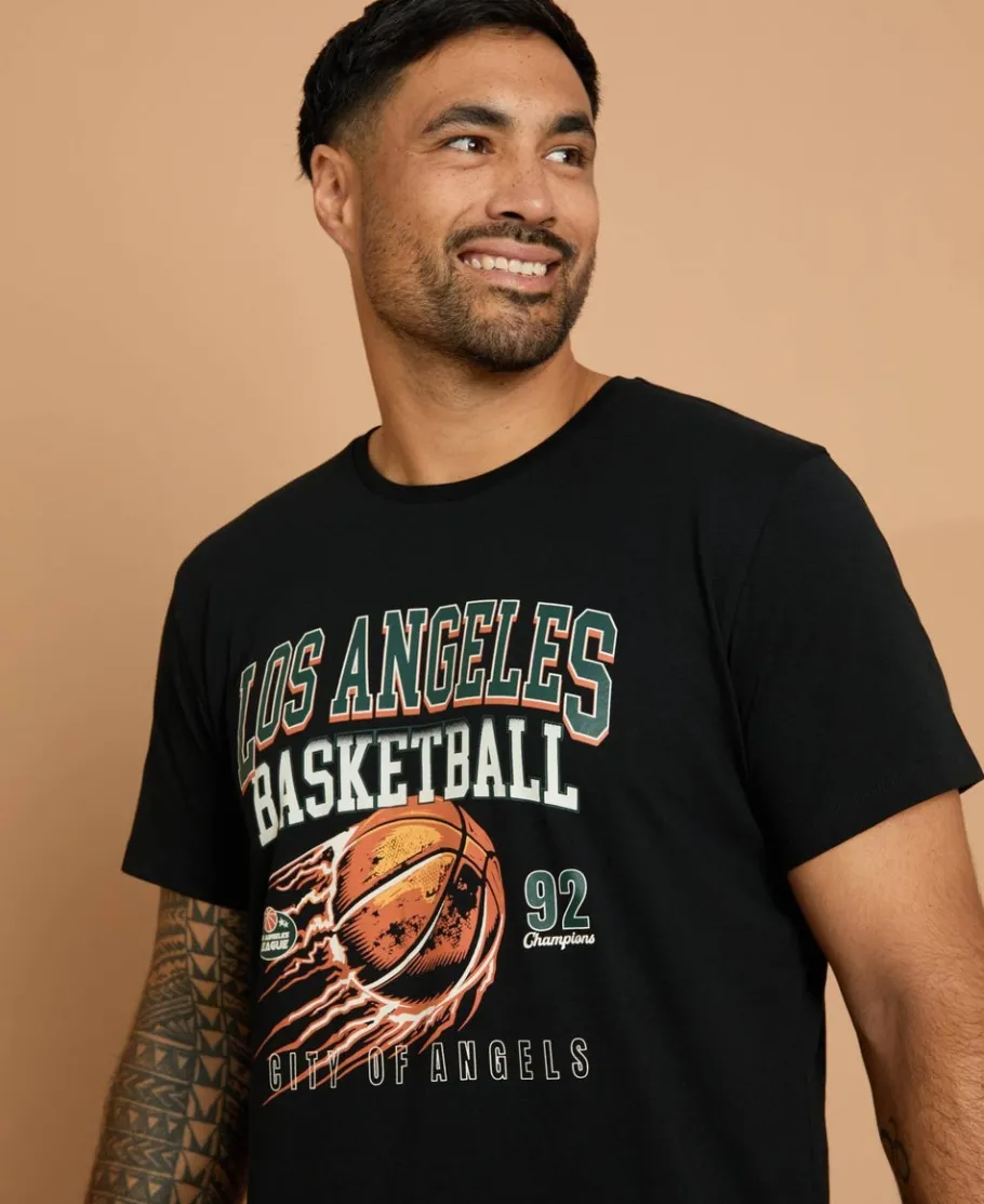 Sale Men's Active Print Front Tee T-Shirts|Tops