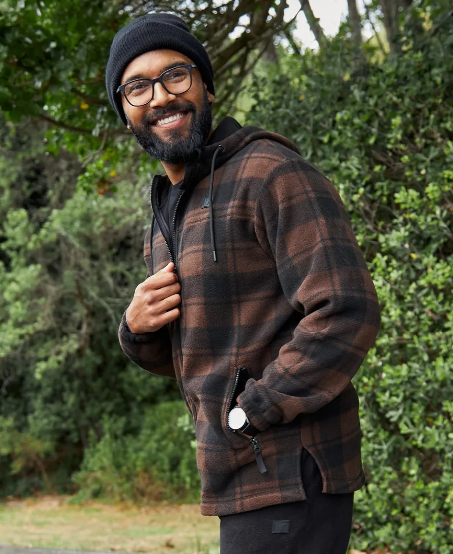 New Men's Bonded Longline Fleece Knitwear & Sweats|Jackets & Coats