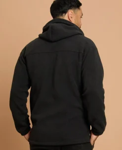 Discount Men's Bonded Longline Pocket Fleece Knitwear & Sweats|Jackets & Coats