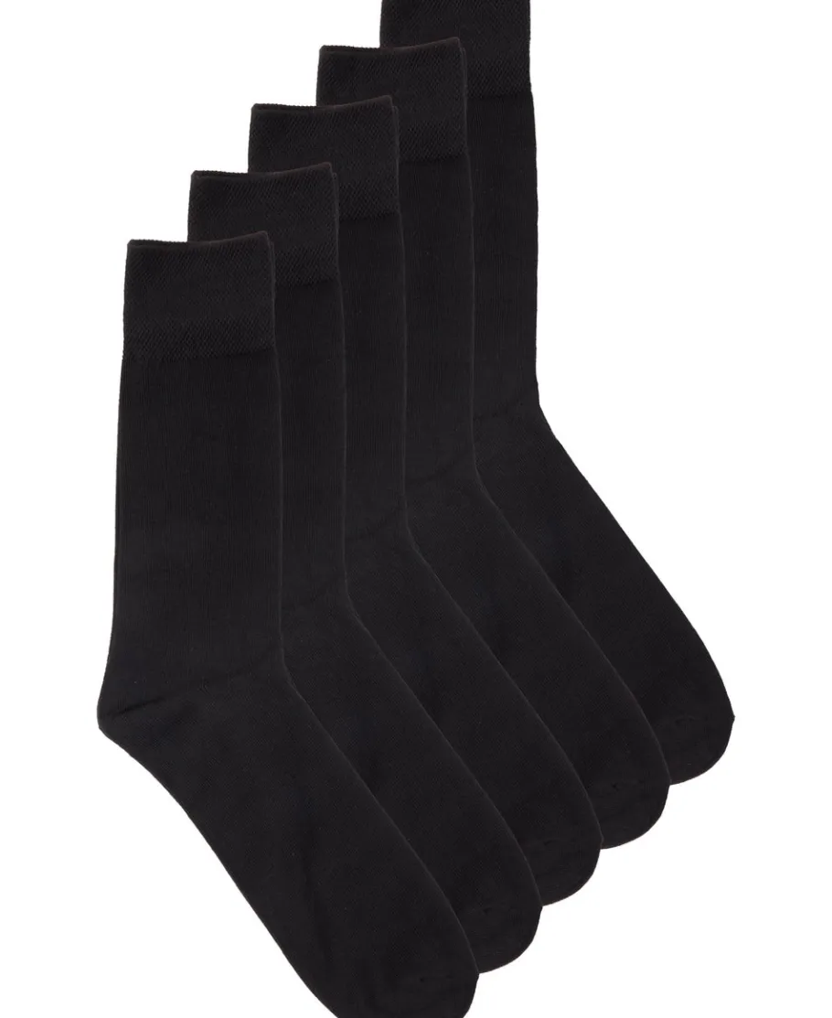 Clearance Men's Favourties 5 Pack Business Sock Socks|Mens Hosiery