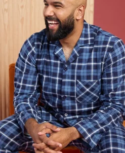 Sale Men's Flannel PJ Set Sleepwear