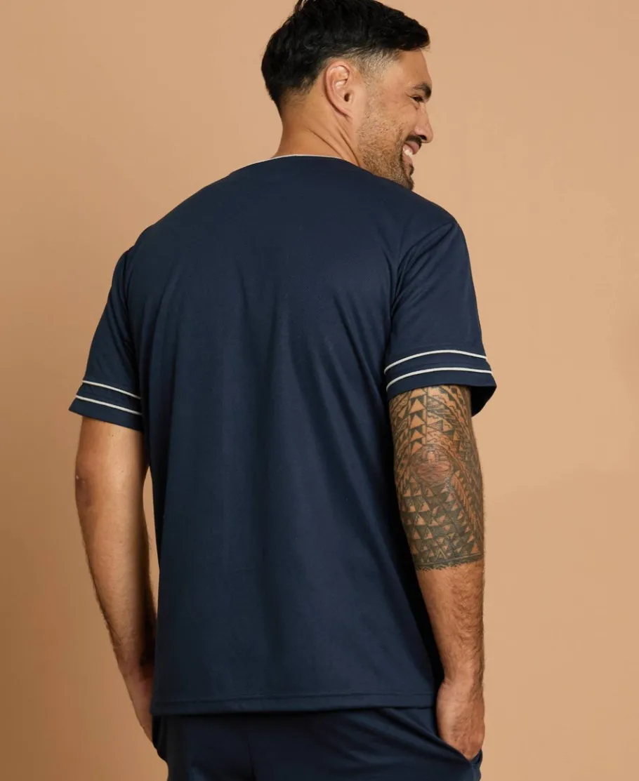 Discount Men's Mesh Button Up Top T-Shirts|Tops