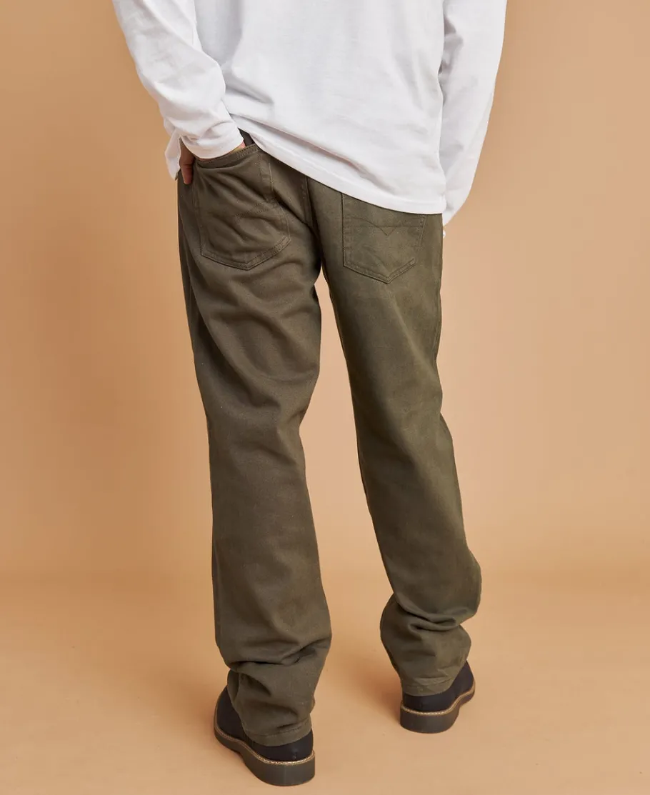 Sale Men's Twill Straight Leg Jean Pants & Jeans
