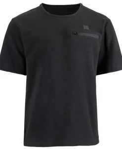Sale Men's Zip Pocket Fleece Short Sleeve Tee T-Shirts|Tops