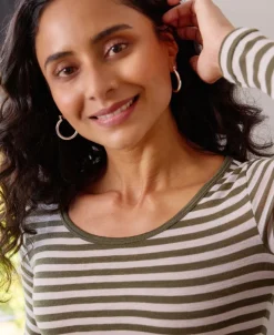 Clearance Women's 100% Merino Scoop Neck Top Women T-Shirts|Tops