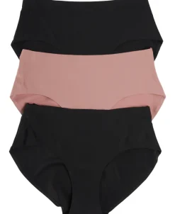 Discount Women's 3 Pack No Show Boyleg Briefs Women Lingerie|Womens Briefs