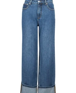 Hot Women's Relaxed Turn Up Jean Women Jeans & Jeggings
