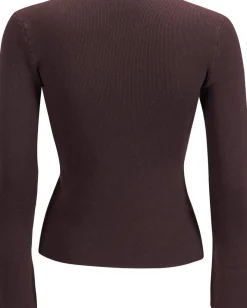 New Women's Asymmetric Knit Long Sleeve Top Women T-Shirts|Tops