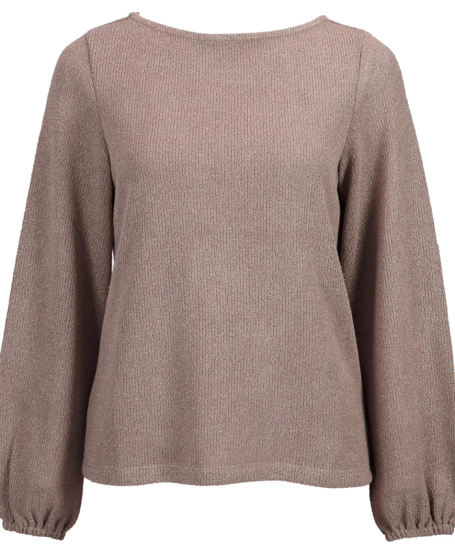 Clearance Women's Balloon Sleeve Textured Top Women Tops