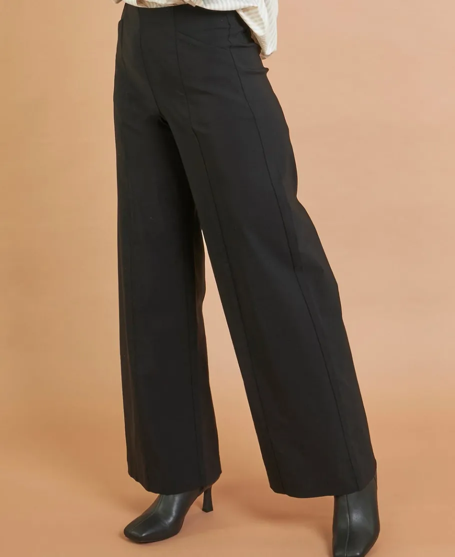 Sale Women's Bengaline Wide Leg Pant Women Plus Size|Pants & Leggings