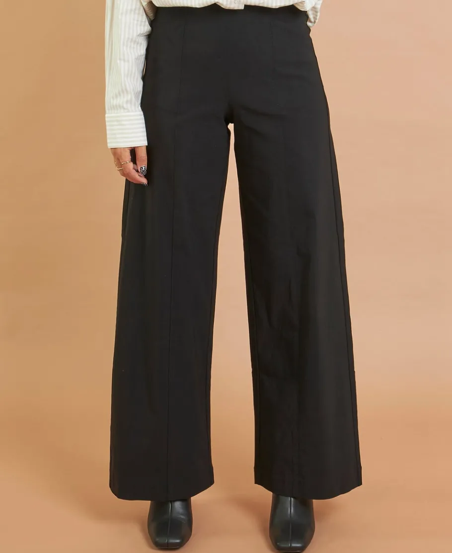 Sale Women's Bengaline Wide Leg Pant Women Plus Size|Pants & Leggings
