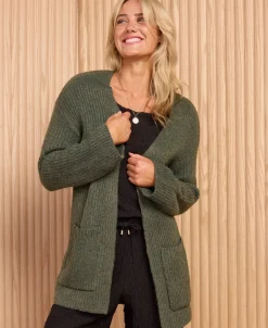 Clearance Women's Cardi with Detachable Scarf Women Knitwear