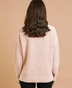 Clearance Women's Chenille V-Neck Jumper Women Knitwear