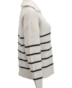 Clearance Women's Chunky 1/4 Zip Jumper Women Knitwear