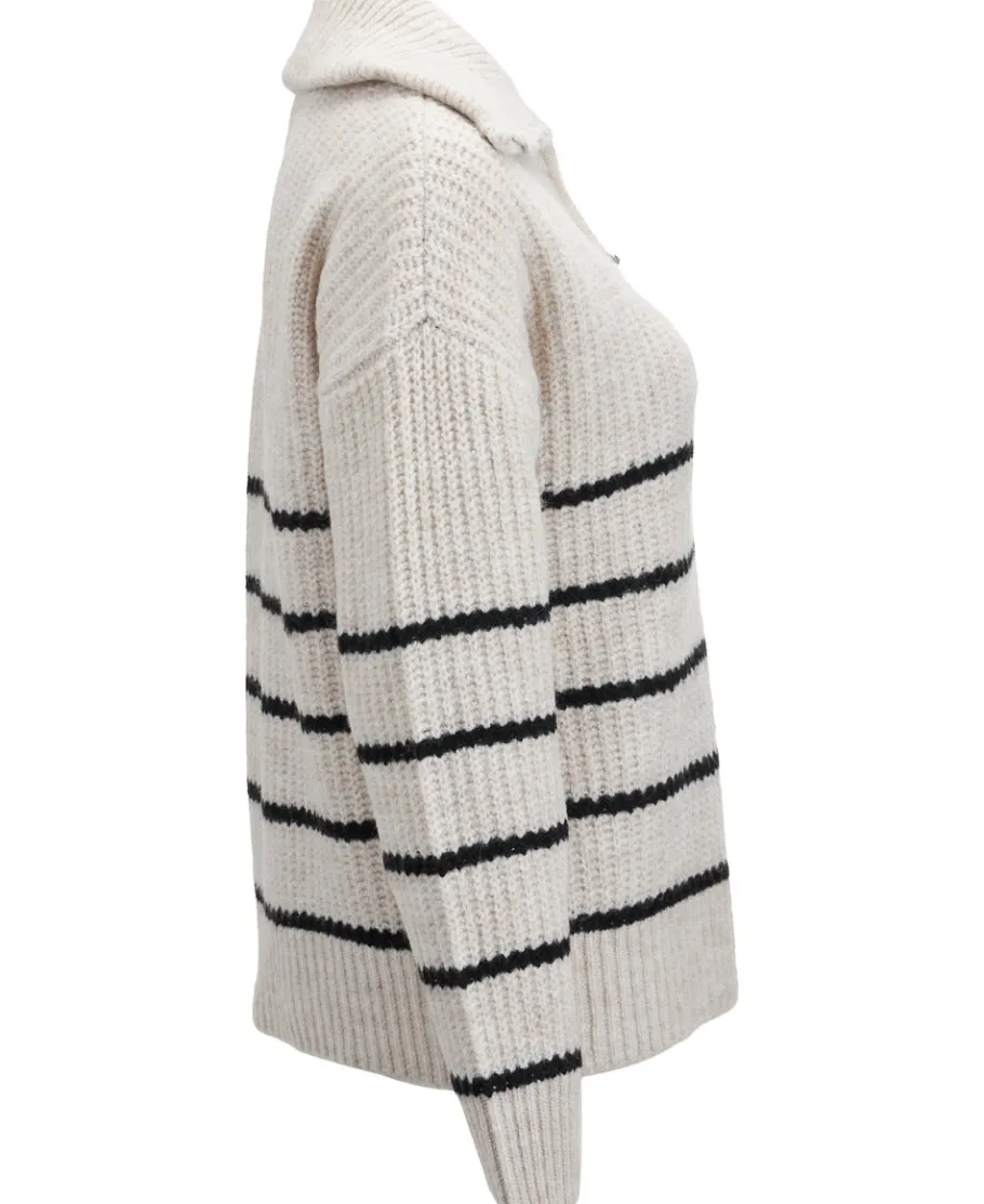 Clearance Women's Chunky 1/4 Zip Jumper Women Knitwear