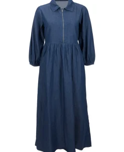 Best Women's Collared Denim Dress Women Dresses