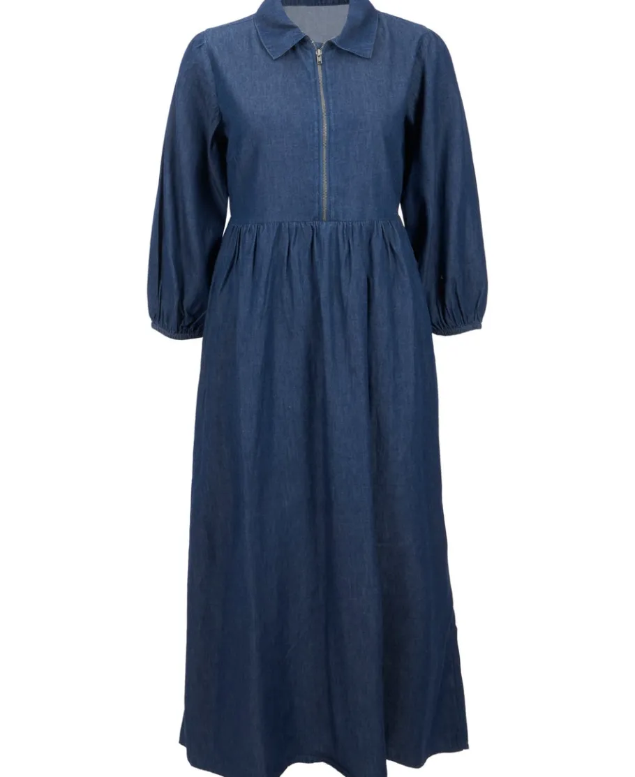 Best Women's Collared Denim Dress Women Dresses
