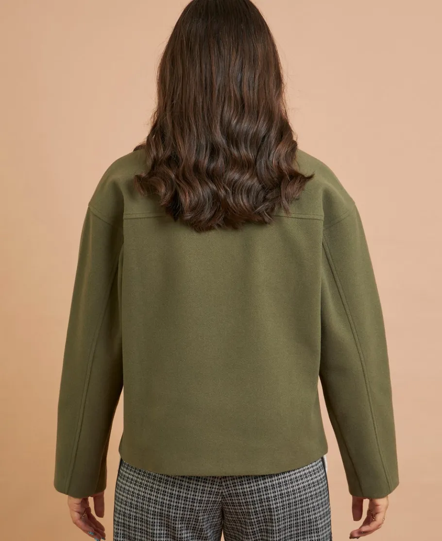 Outlet Women's Crop Coat Women Jackets & Coats