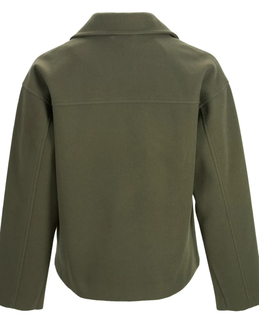 Outlet Women's Crop Coat Women Jackets & Coats