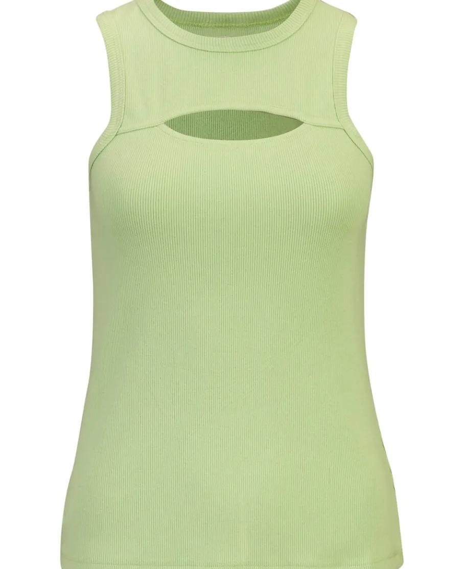 Best Women's Cut Out Rib Top Women T-Shirts|Tops