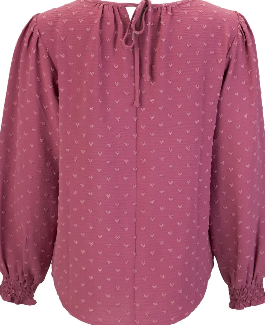 Hot Women's Dobby Spot Top Women Tops