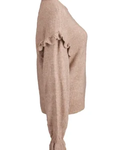 Outlet Women's Frill Sleeve Jumper Women Knitwear