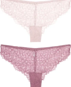 Discount Women's Fuller Figure 2 Pack Lace Briefs Women Lingerie|Womens Briefs