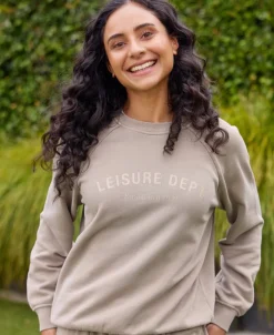 Discount Women's Garment Wash Crew Sweatshirt Women Sweats & Fleece